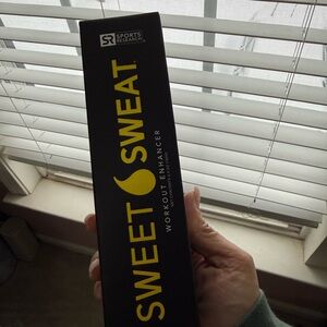 Sports Research Sweet Sweat Workout Enhancer - Black and Yellow